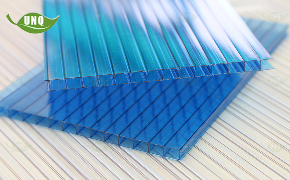 河北優尼科湖藍陽光板圖片