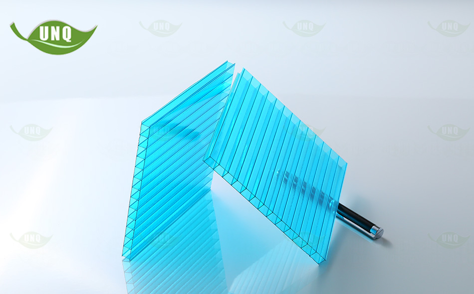 優尼科湖藍pc雙層陽光板