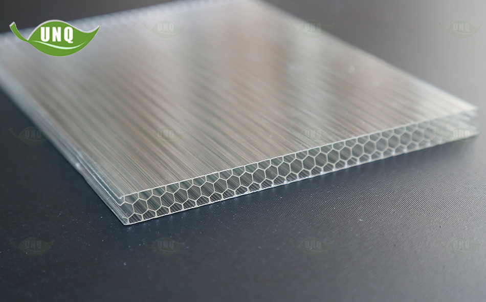 優尼科蜂窩型透明陽光板