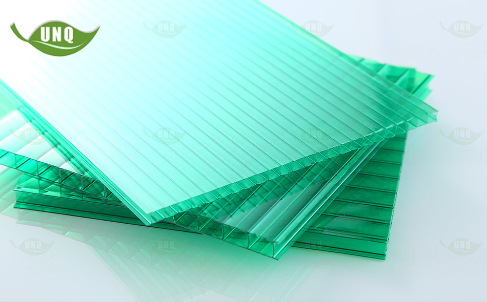 雙層草綠陽光板